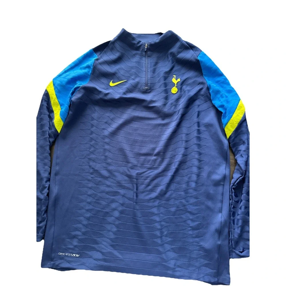 Nike Tottenham 2021-22 ADV Elite 1/4 Zip Long Sleeve Strike Drill Top Mens XL